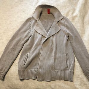 HUGO 100% Cotton Snap Sweater